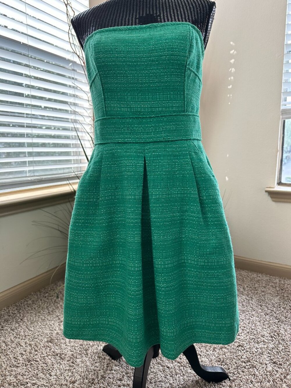 GREEN CASUAL DRESS